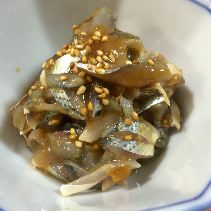 【ガサツ料理】青魚の梅なめろう…からの味噌炒め